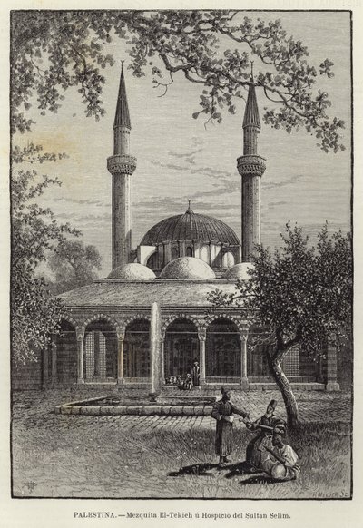 Palestine, El-Tekieh Mosque or Sultan Selim Hospice by European School